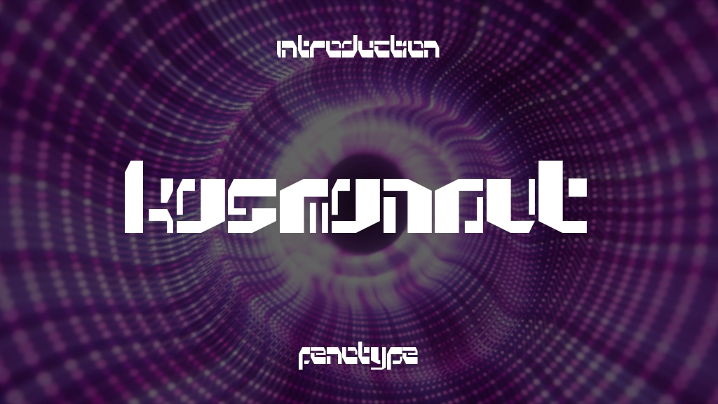 Kosmonaut Font Sample Image 1