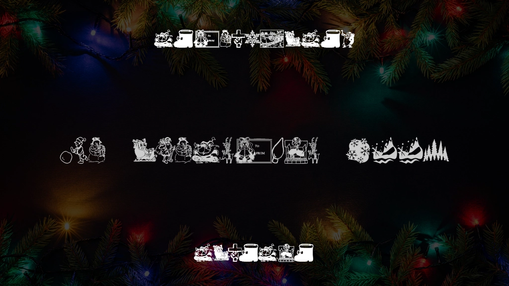 KR Christmas 2001 Font Sample Images  1