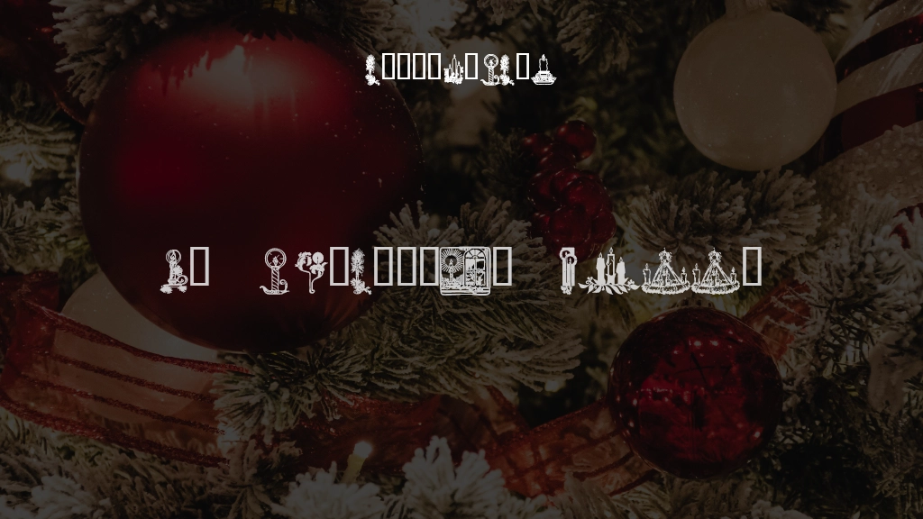 KR Christmas Candles Font Sample Images  1