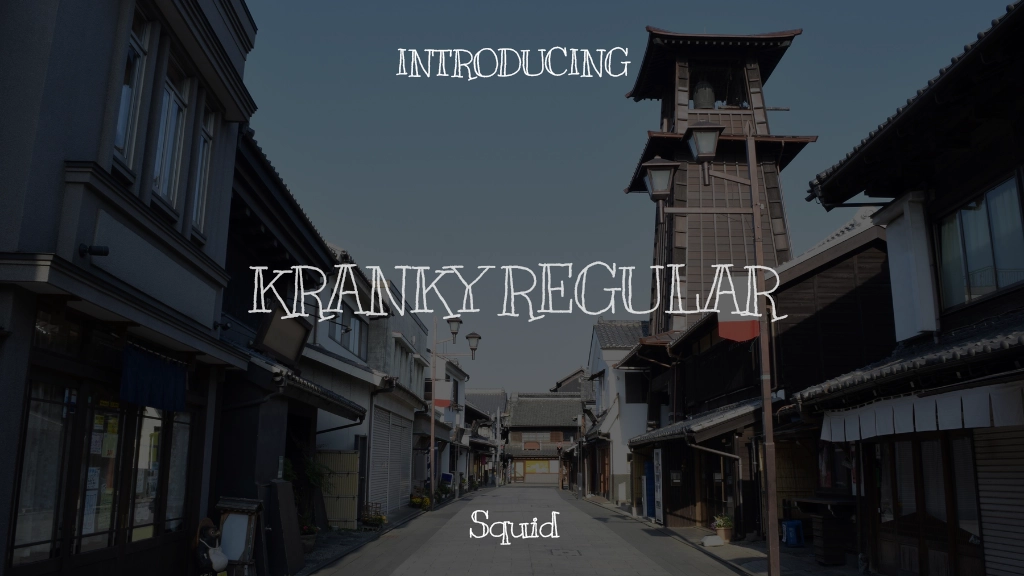 Kranky Regular Font Sample Images  1