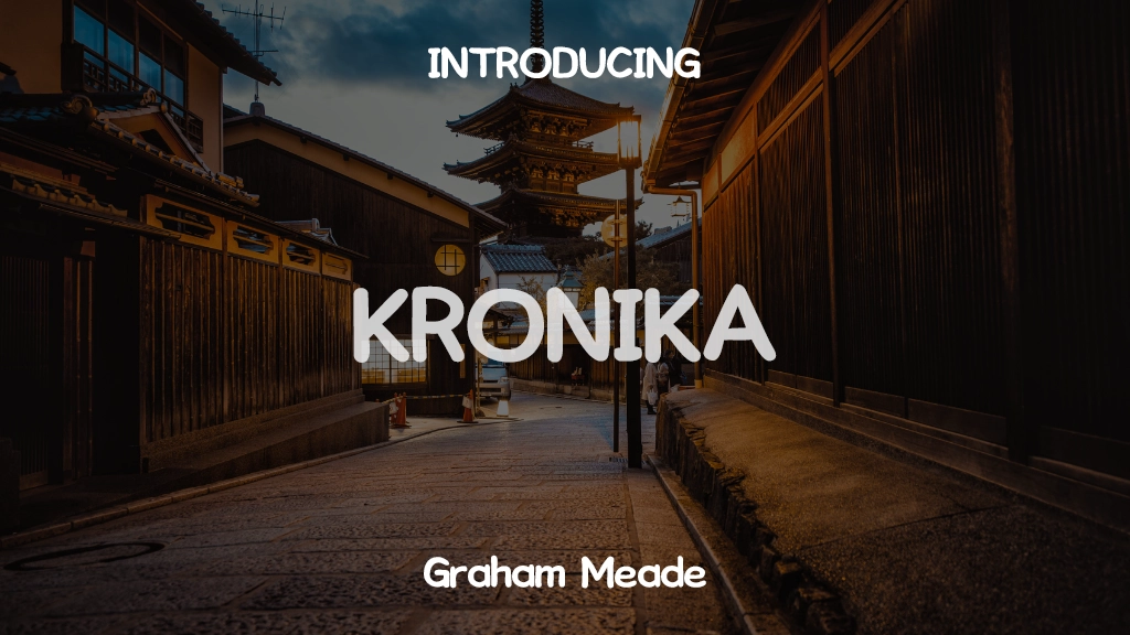 Kronika Font Sample Images  1