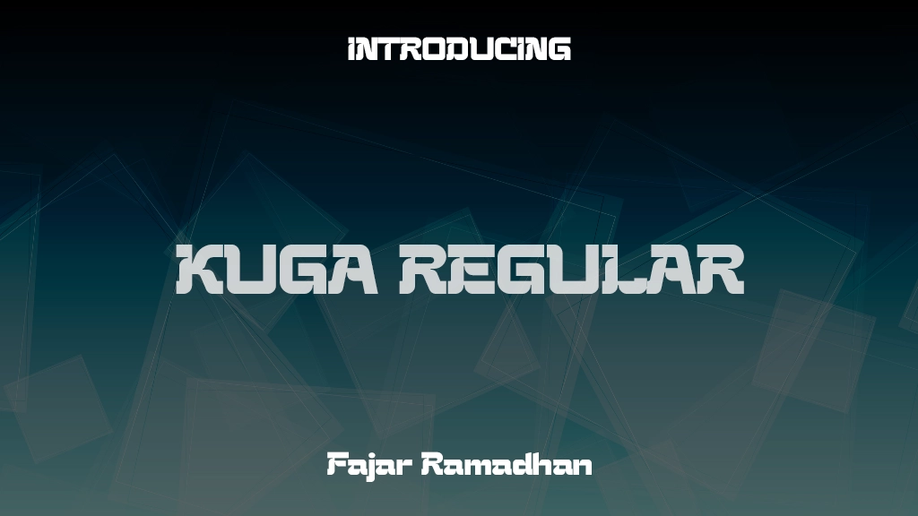 Kuga Regular Font Sample Images  1