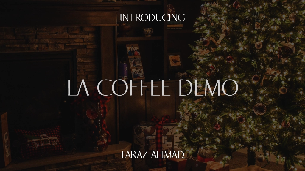 La Coffee Demo Font Sample Images  1