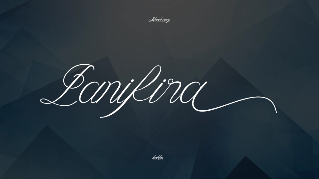 Lanifira Font Sample Images  1