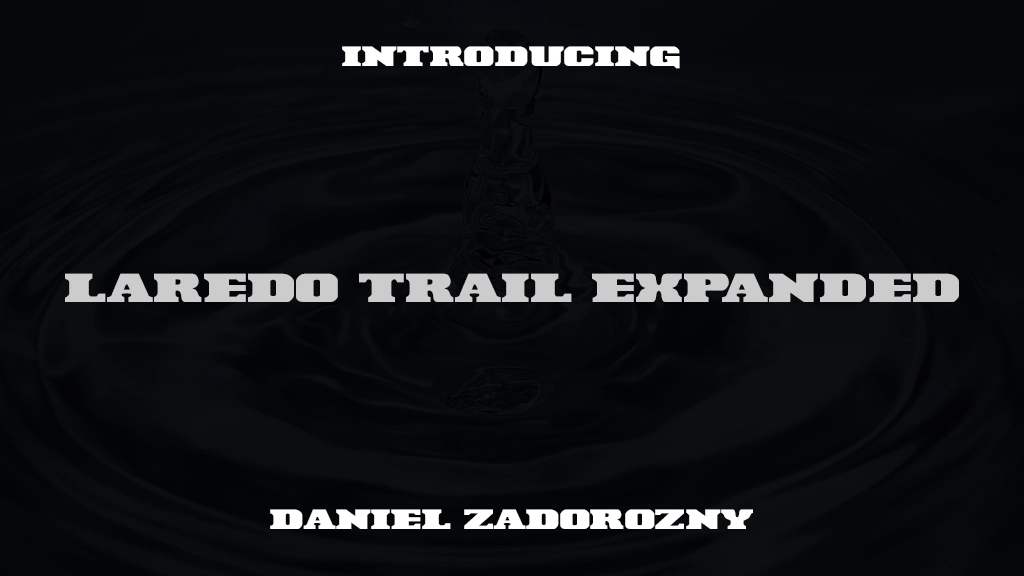 Laredo Trail Expanded Expanded Font Sample Images  1