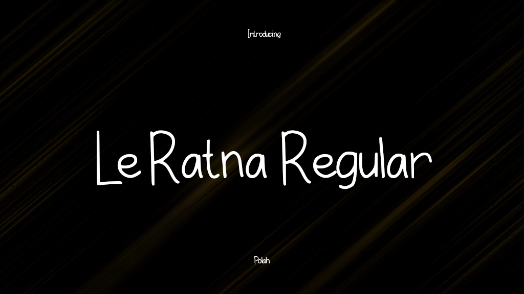 Le Ratna Regular Font Sample Images  1