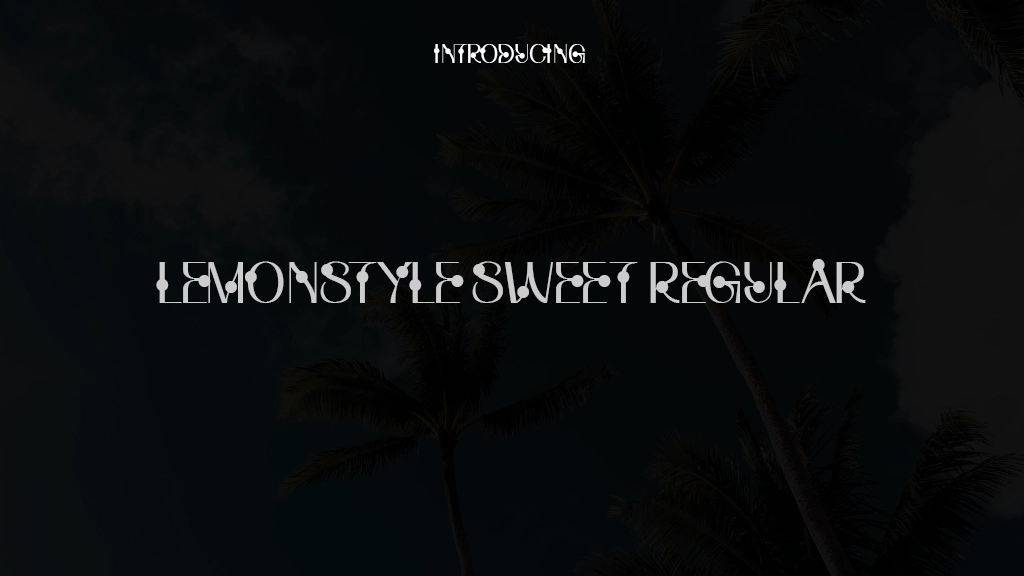 Lemonstyle Sweet Regular Font Sample Images  1