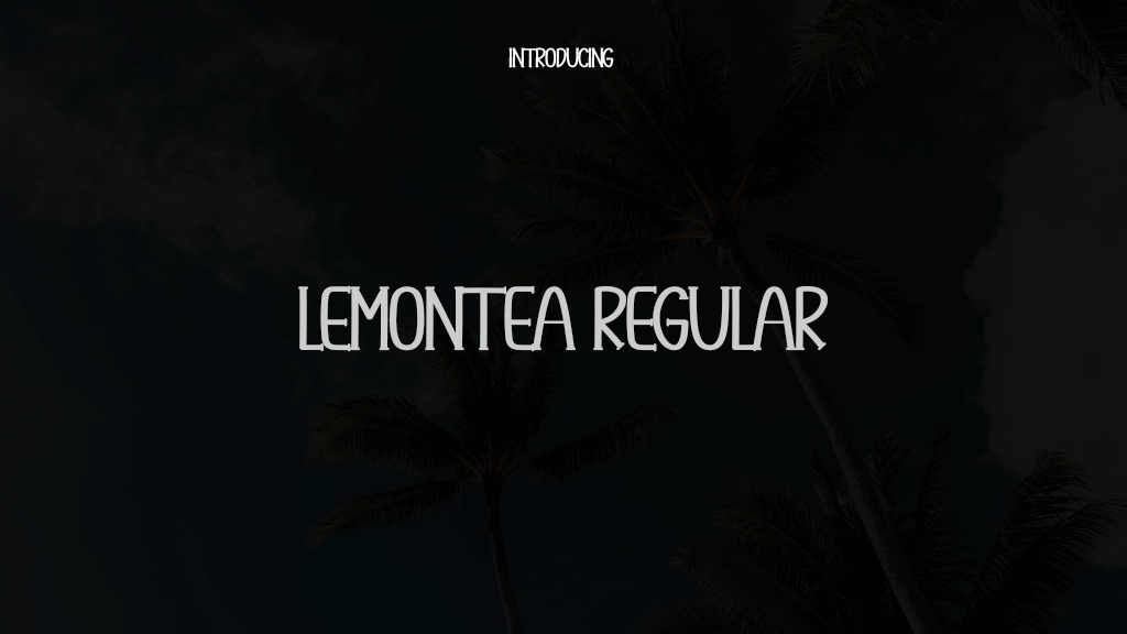 Lemontea Regular Font Sample Images  1