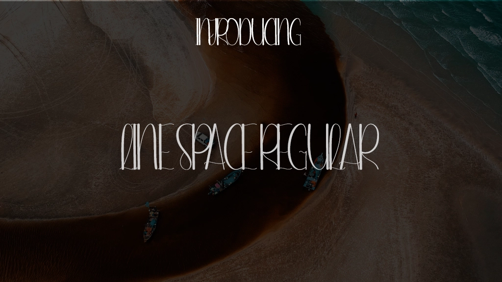 Line Space Regular Font Sample Images  1