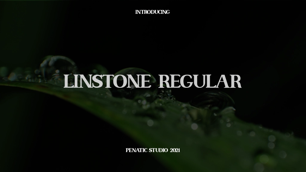 linstone Regular Font Sample Images  1