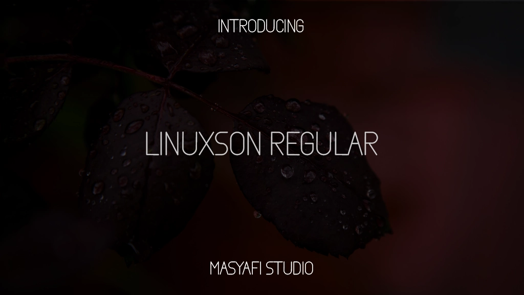 LINUXSON Regular Font Sample Images  1