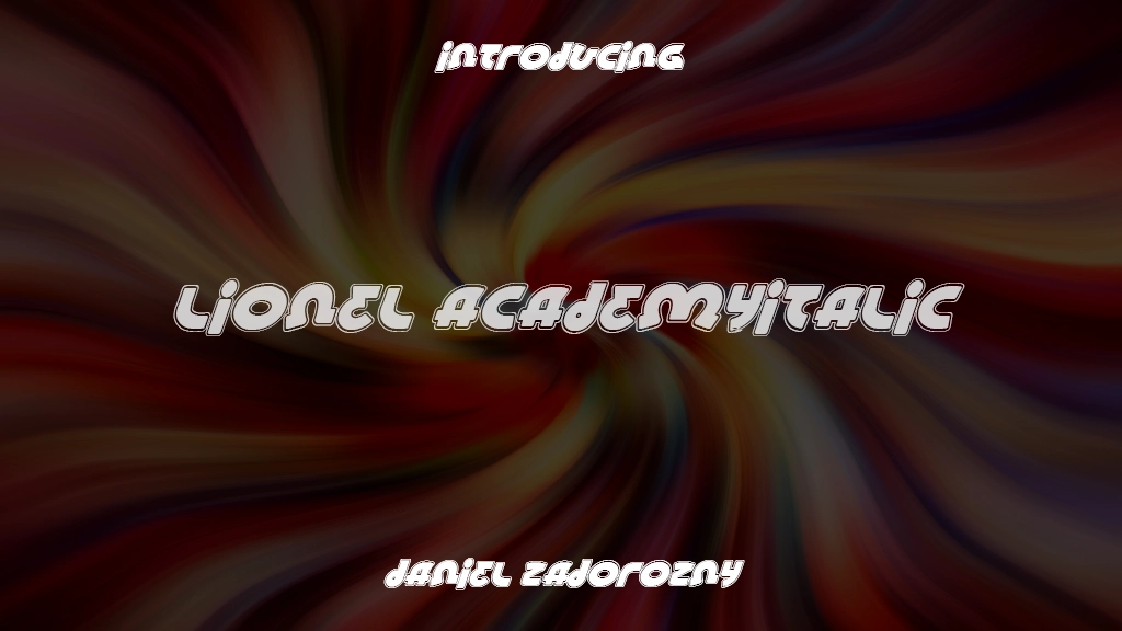 Lionel AcademyItalic Font Sample Images  1