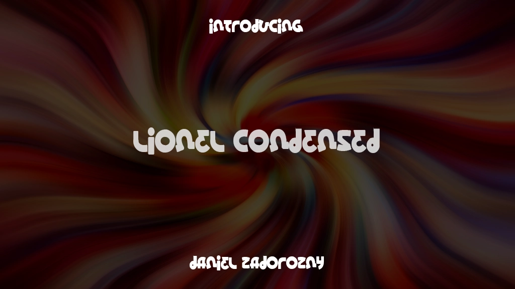 Lionel Condensed Font Sample Images  1