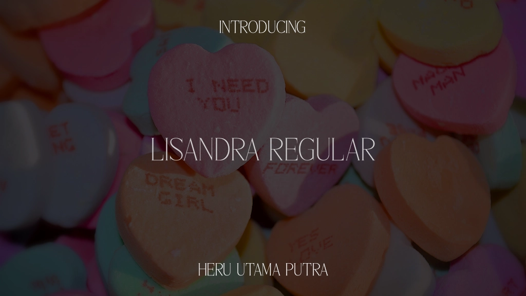 Lisandra Regular フォントサンプル画像  1