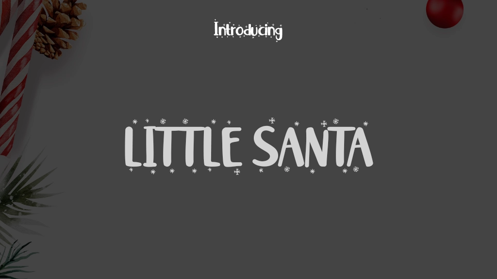 Little Santa Font Sample Images  1