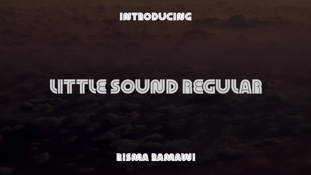 little sound Regular Font Sample Images  1