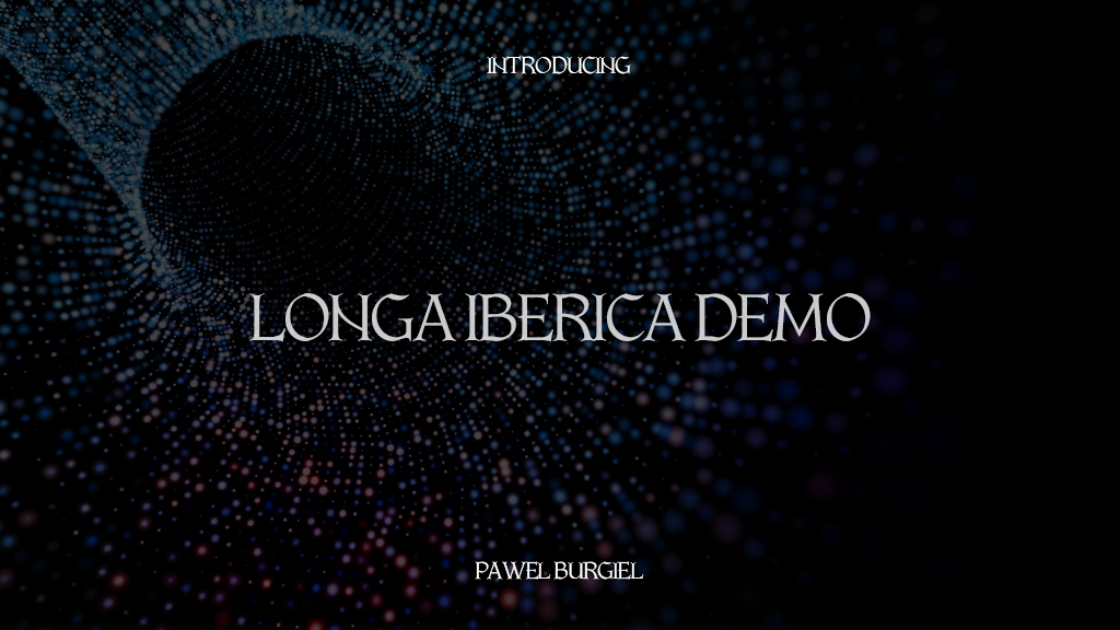 Longa Iberica DEMO 字体样本图像  1