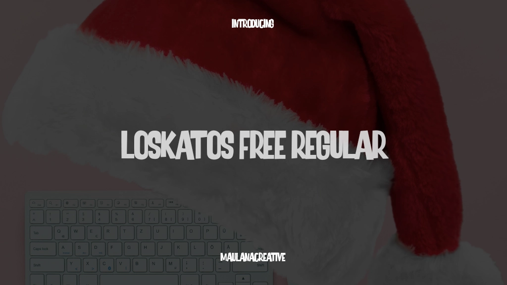 Loskatos Free Regular Beispielbilder für Schriftarten  1