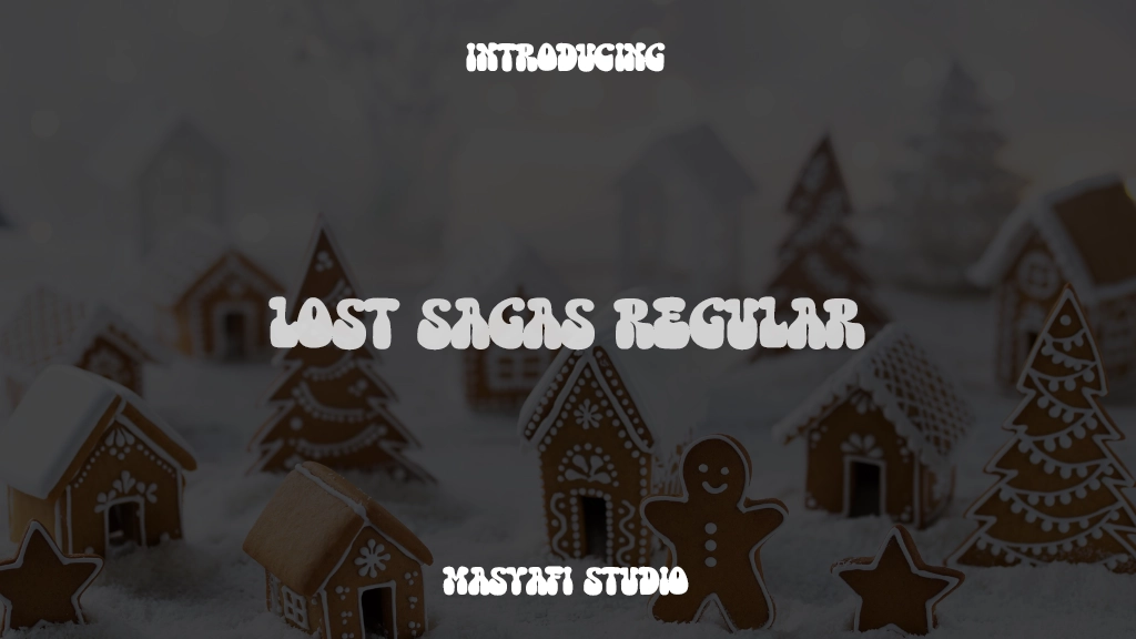 Lost Sagas Regular Font Sample Images  1