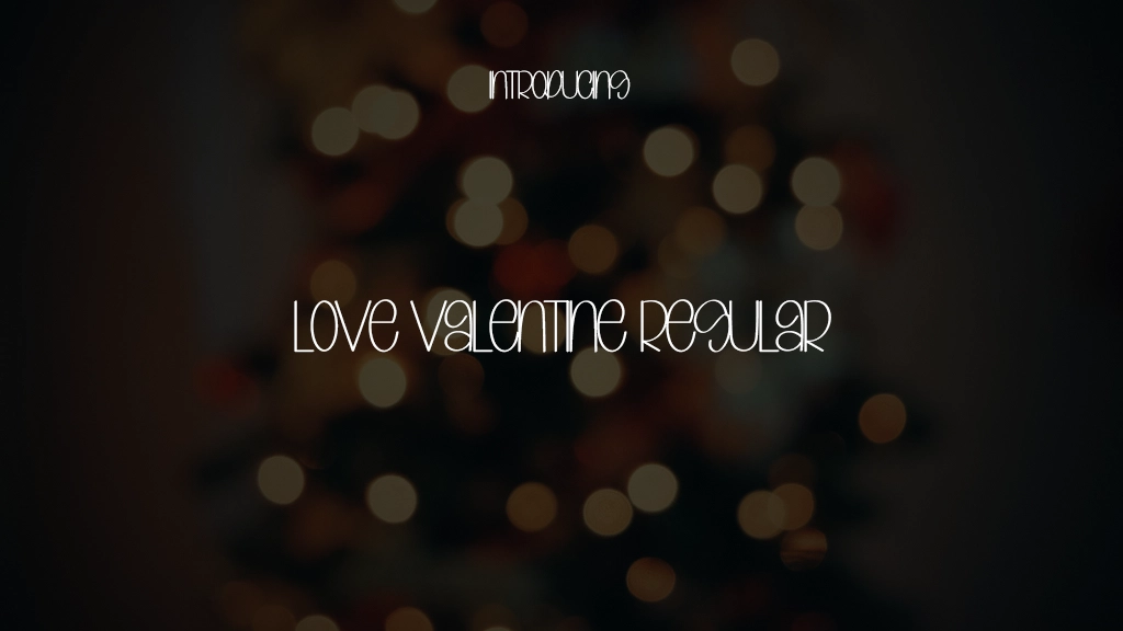 Love Valentine Regular Font Sample Images  1