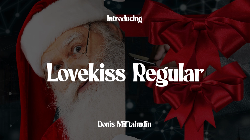 Lovekiss Personal Use Regular Font Sample Images  1