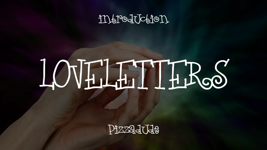 LoveLetters Font Sample Image 1