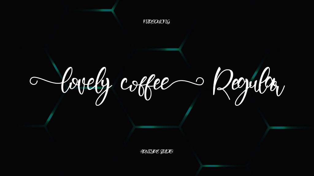 Lovely Coffee Regular Font Sample Images  1