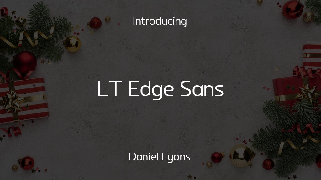 LT Edge Sans Font Sample Images  1