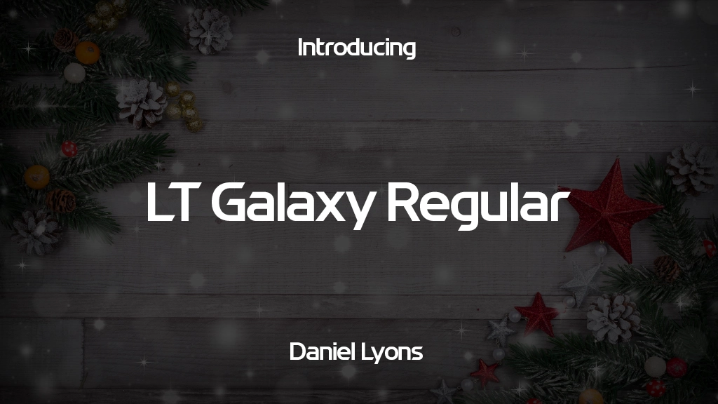 LT Galaxy Regular Font Sample Images  1