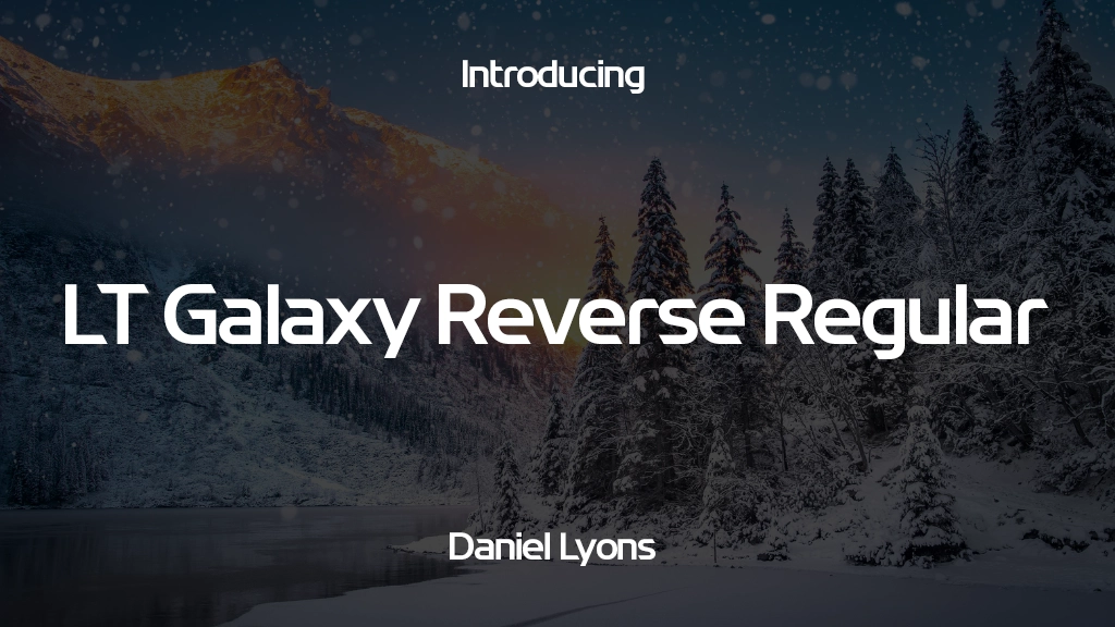 LT Galaxy Reverse Regular Font Sample Images  1