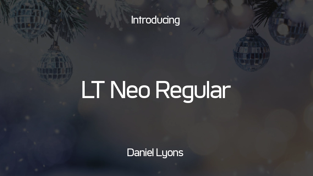 LT Neo Regular Font Sample Images  1