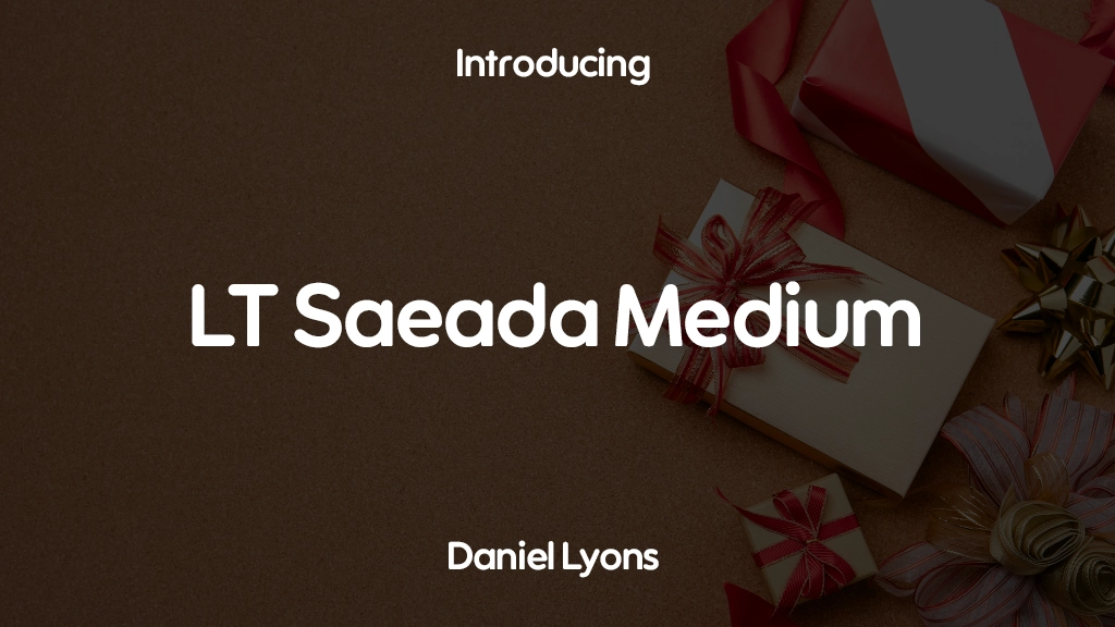 LT Saeada Medium Font Sample Images  1