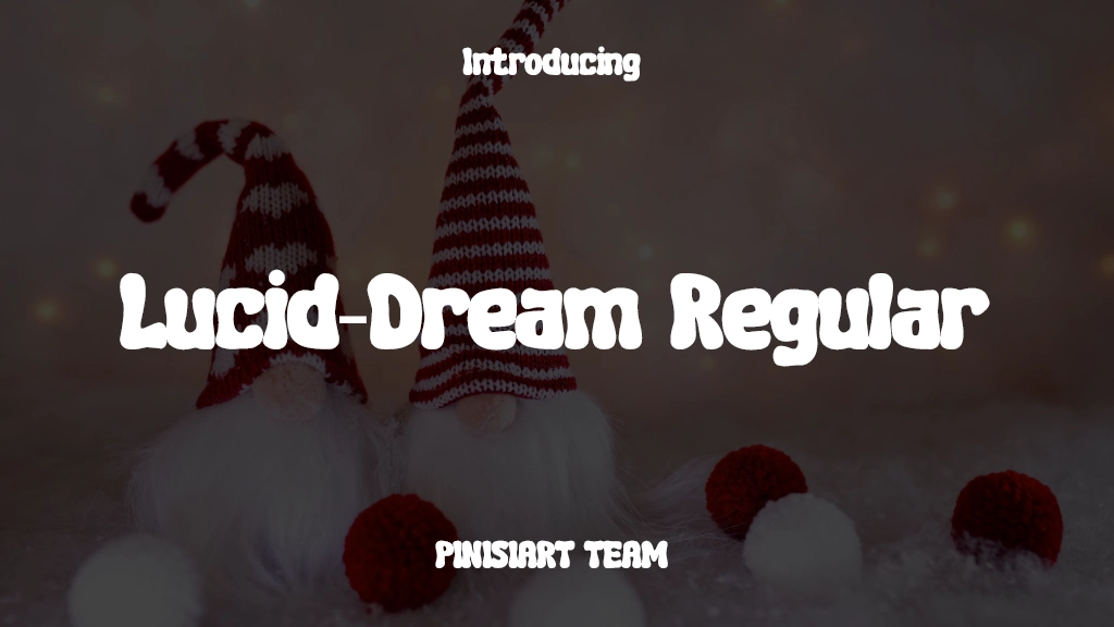 Lucid-Dream Regular Imagens de amostra de fonte  1