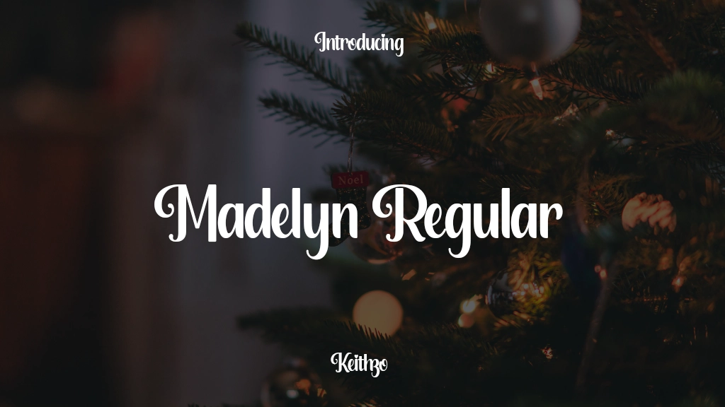 Madelyn Regular Font Sample Images  1