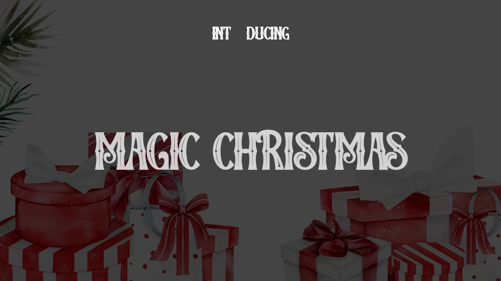 Magic Christmas Font Sample Images  1