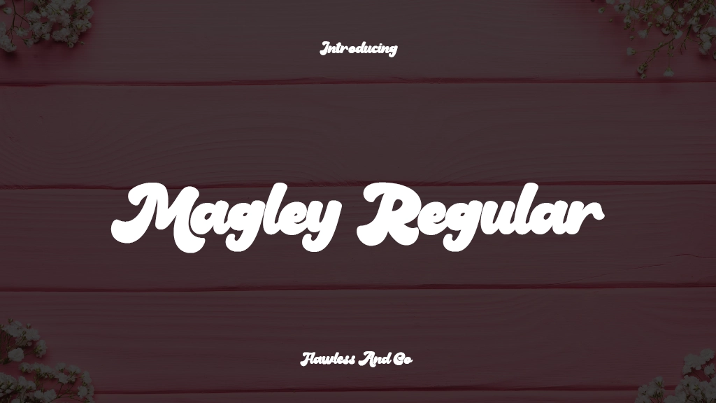 Magley Regular 글꼴 샘플 이미지  1