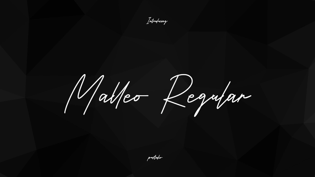 Malleo Regular Font Sample Images  1