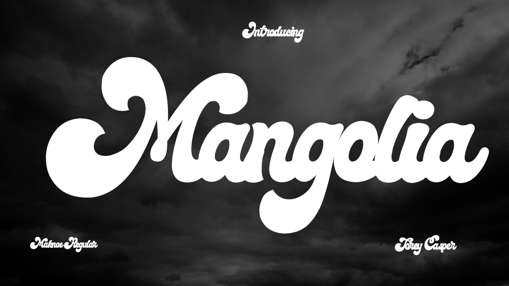 Mangolia Font Sample Image 1