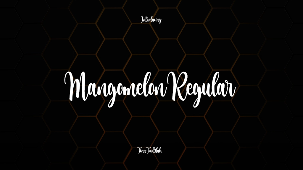 Mangomelon Regular Font Sample Images  1