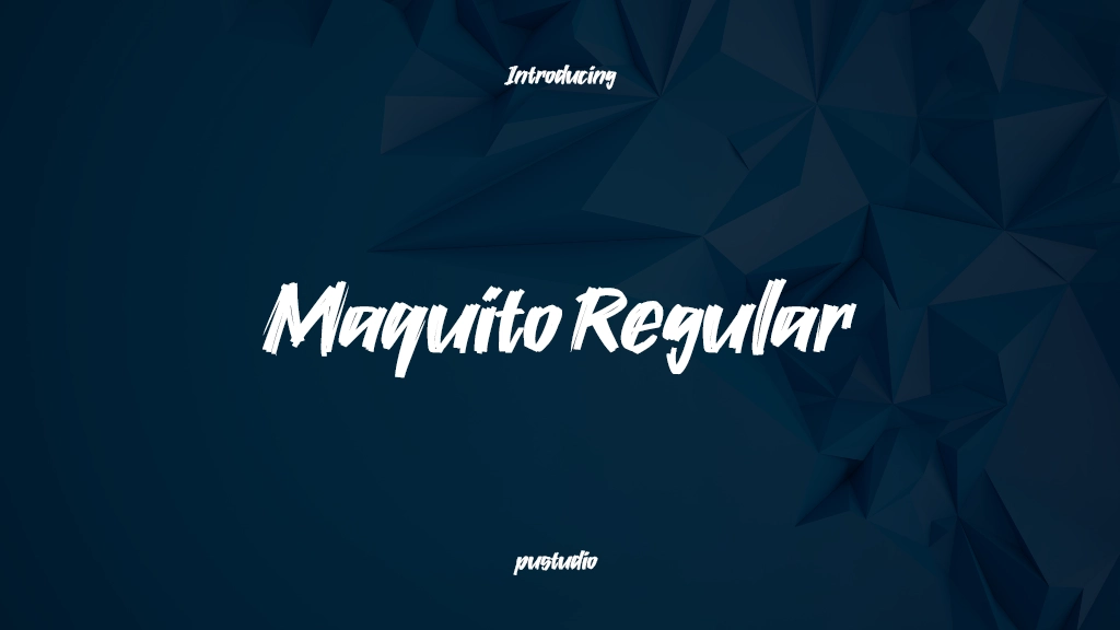 Maquito Regular Font Sample Images  1