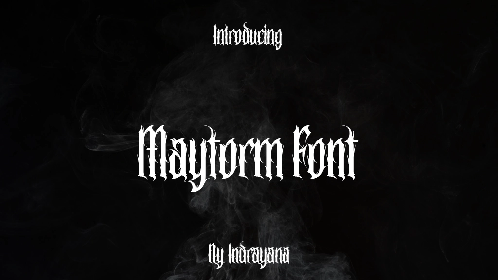 Maytorm Font Font Sample Images  1