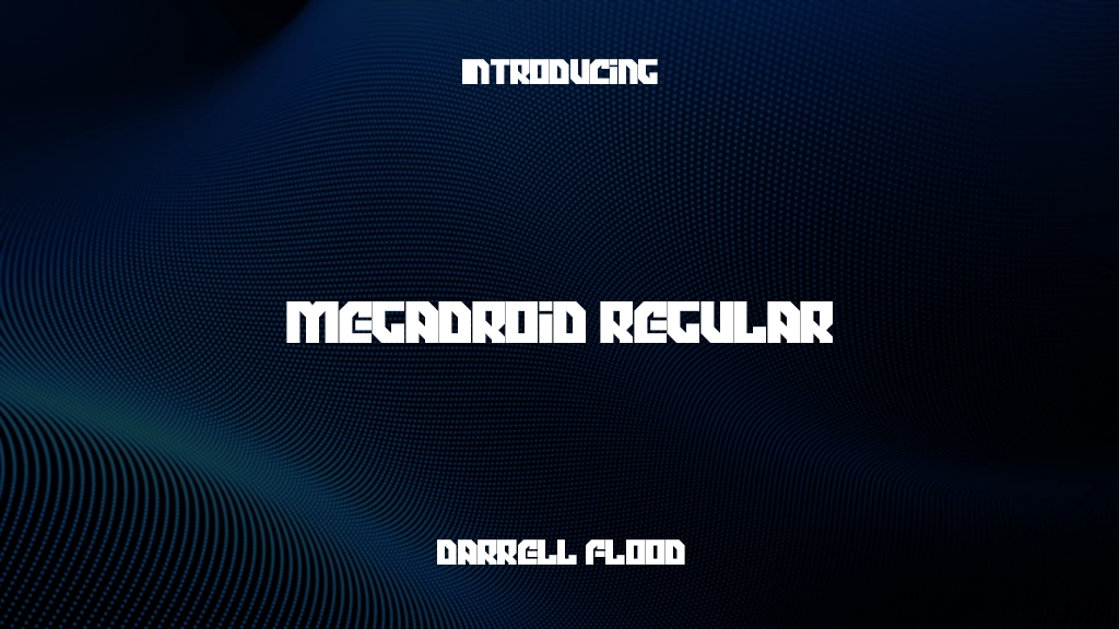 Megadroid Regular Font Sample Images  1