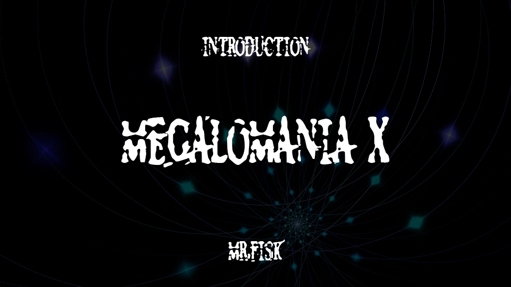 Megalomania X Font Sample Image 1