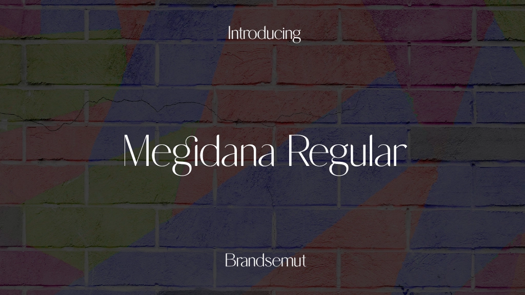 Megidana Regular Font Sample Images  1