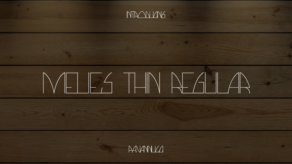 Melies Thin Regular Font Sample Images  1