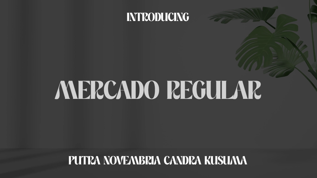 Mercado Regular Font Sample Images  1