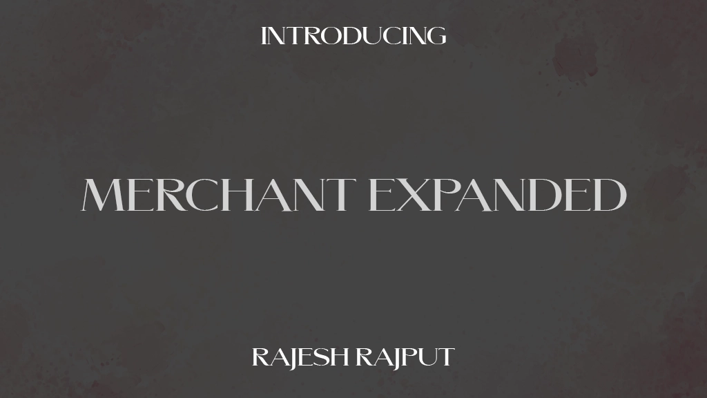 Merchant Expanded Font Sample Images  1