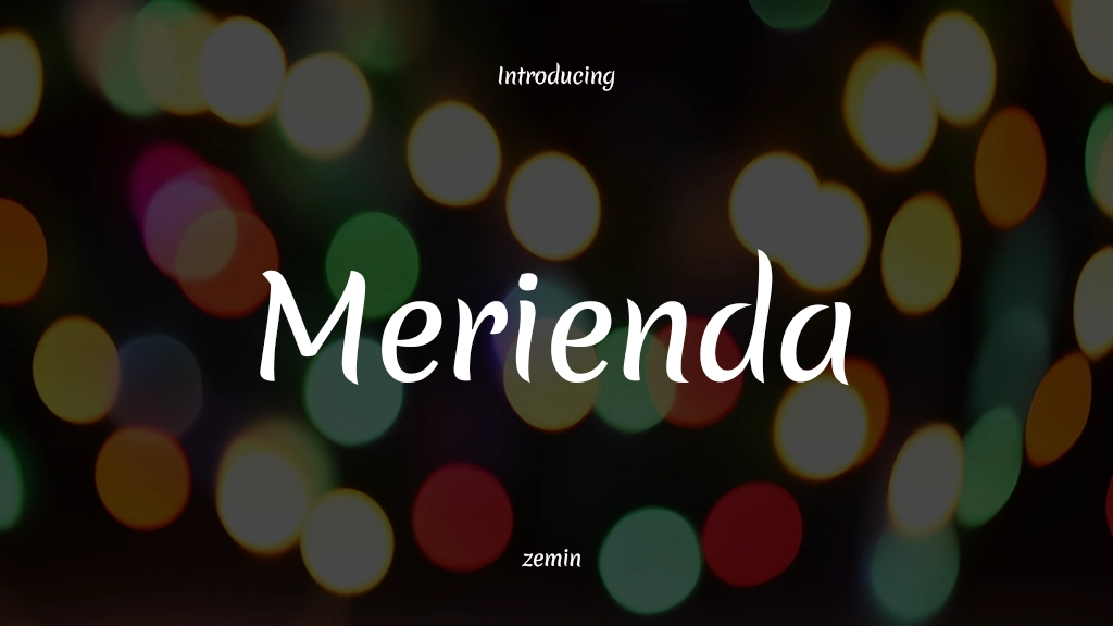 Merienda Font Sample Images  1