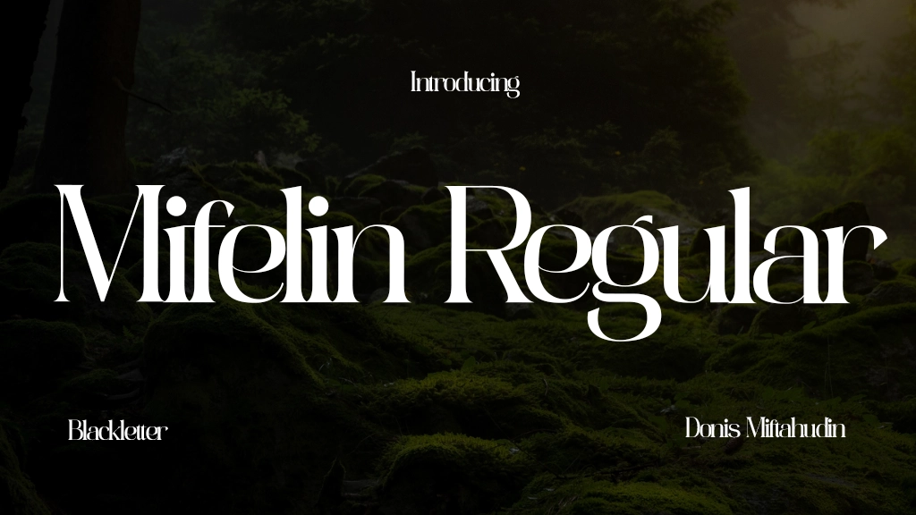 Mifelin Regular Font Sample Image 1