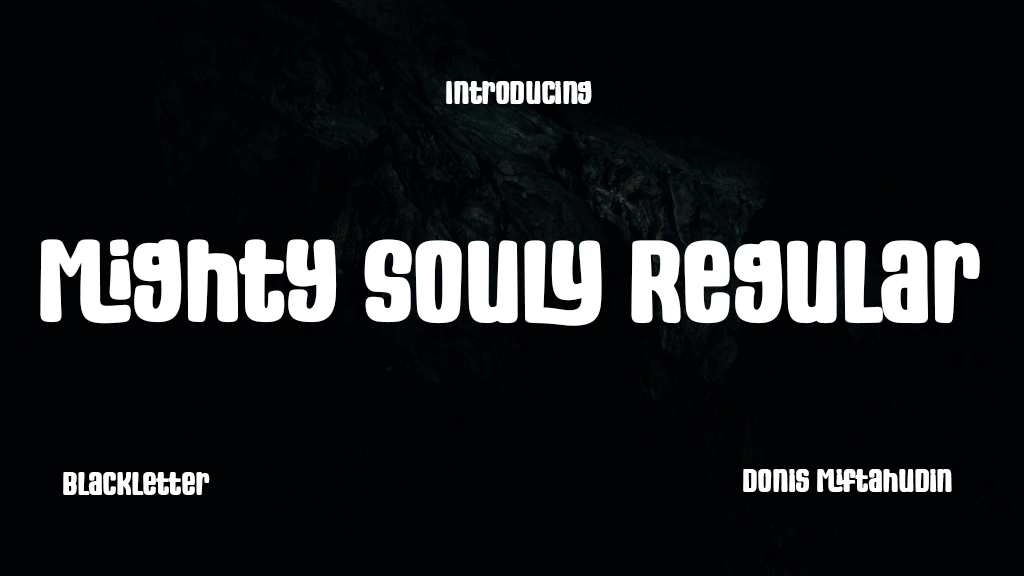 Mighty Souly Regular Font Sample Image 1